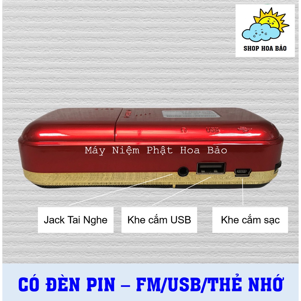 [✔️Chính Hãng] Loa Tắm Ngôn Ngữ Cho Bé, Loa 2 Pin, Loa Học Tiếng Anh, Tiếng Ồn Trắng, Loa Nghe Nhạc Craven 836 Hoa Bảo