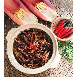 [150gr] Cá cơm hoa chuối kho tiêu chay, thực phẩm chay