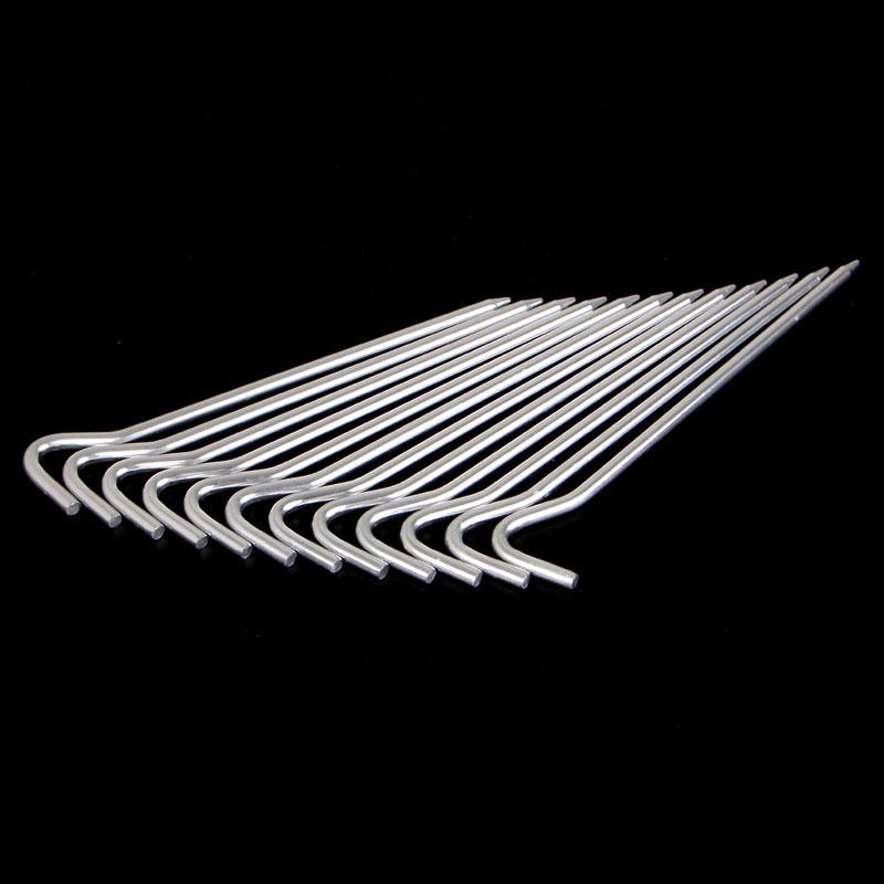 Cọc Dựng Lều Bằng Hợp Kim Nhôm 18cm Chất Lượng Cao