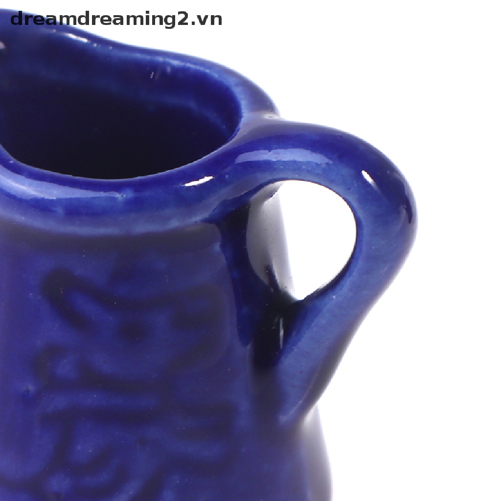 Bình đựng dầu gia vị bằng gốm sứ tỉ lệ 1:12 cho búp bê