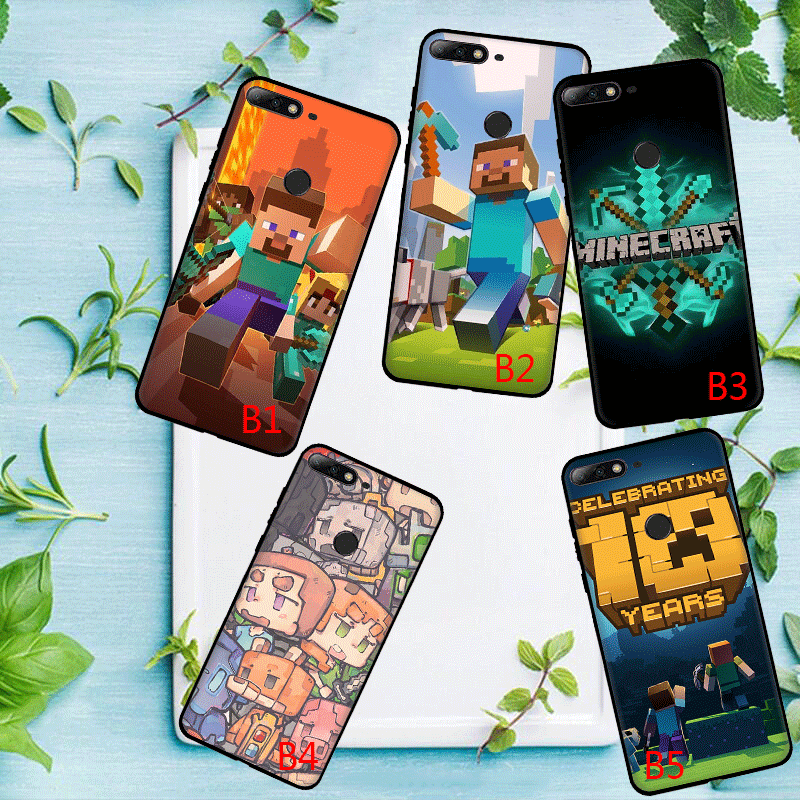 Mobile Ốp Điện Thoại Tpu Mềm Hình Game Minecraft Cho Huawei Y9 Prime Y6 Y5 Y8 P Y7 Y9 A Mate 10 Pro Mate 10 Lite Mate 20