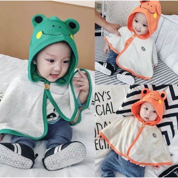 Áo choàng chống nắng cho bé trai, bé gái chất liêu cotton da cá sâu shop