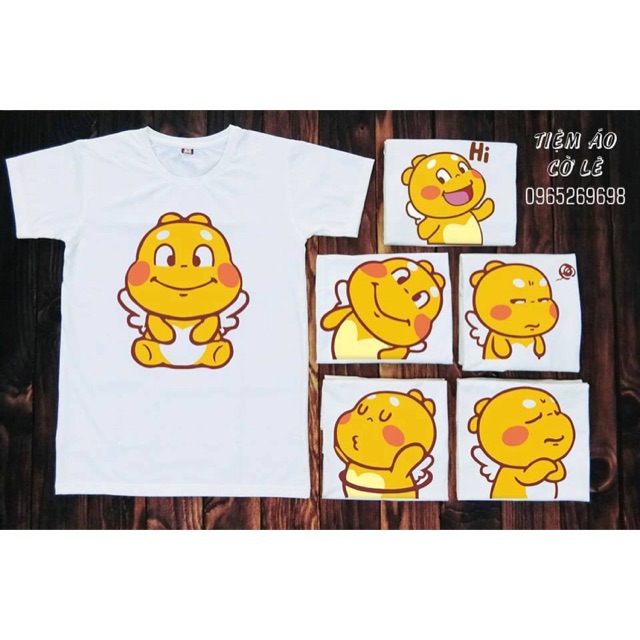 Áo thun unisex in hình các nhân vật hoạt hình