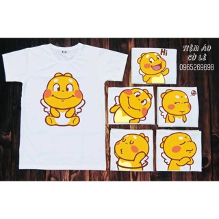 Áo thun unisex in hình các nhân vật hoạt hình