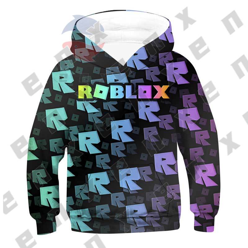 Áo Khoác Hoodie In Hình ROBLOX Dành Cho Bé 3-13 Tuổi