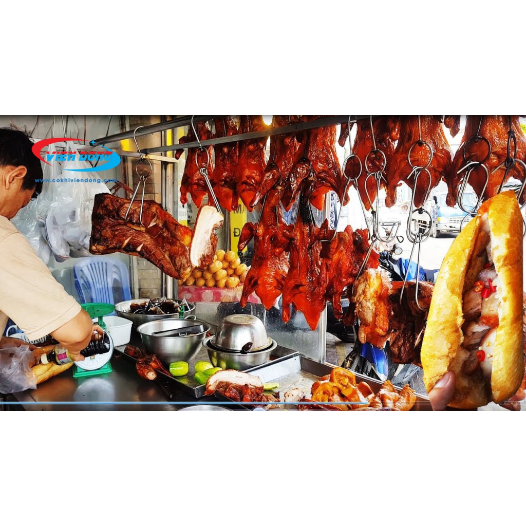 Móc treo vịt - cây treo vịt trong lò quay vịt Viễn Đông