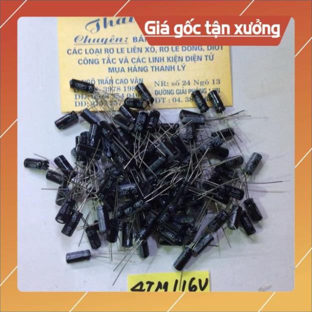 . Tụ hoá 47M/16 v giá cho 100 chiếc ..