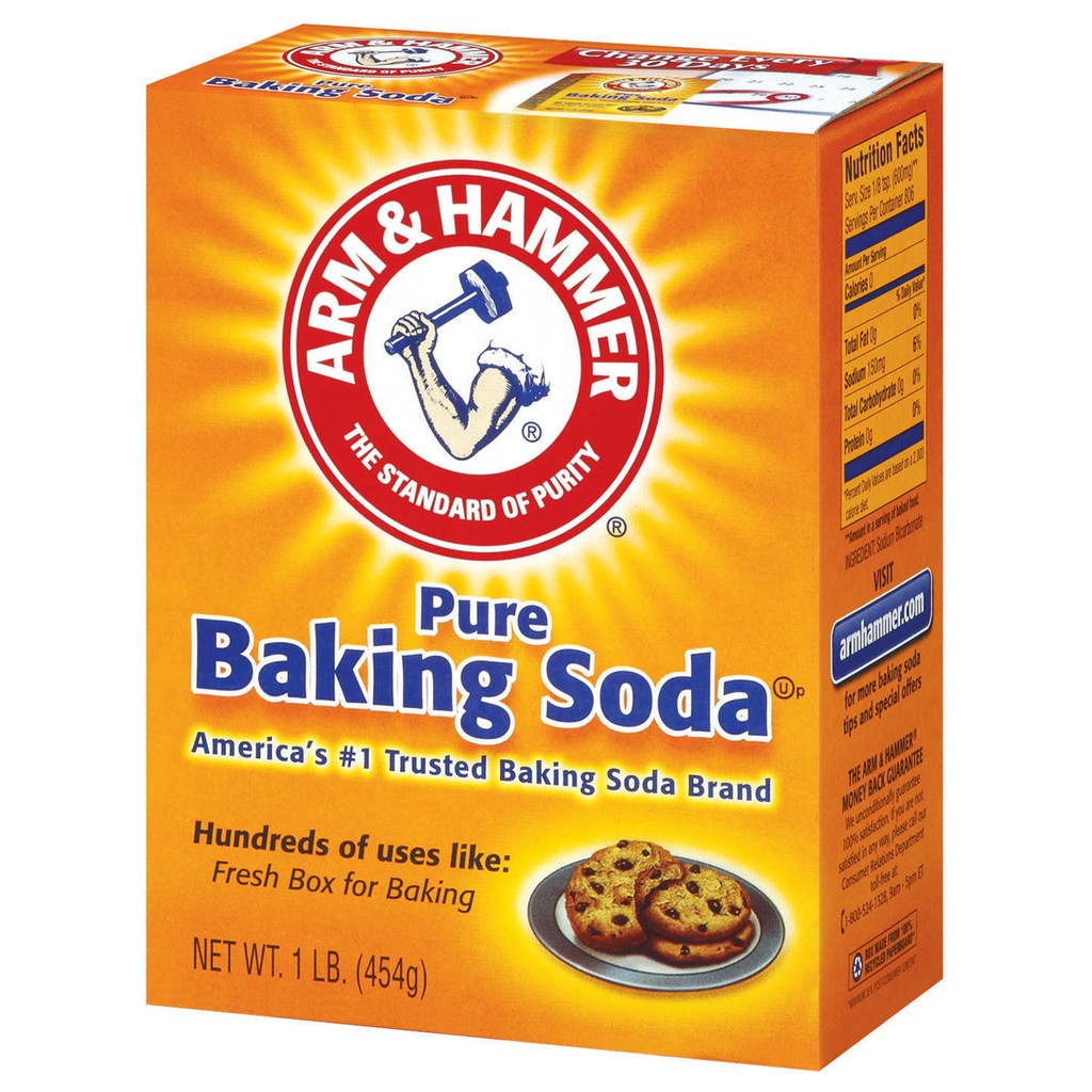 [Hàng loại A] Bột Baking Soda đa công dụng 454g - Nhập khẩu từ Mỹ