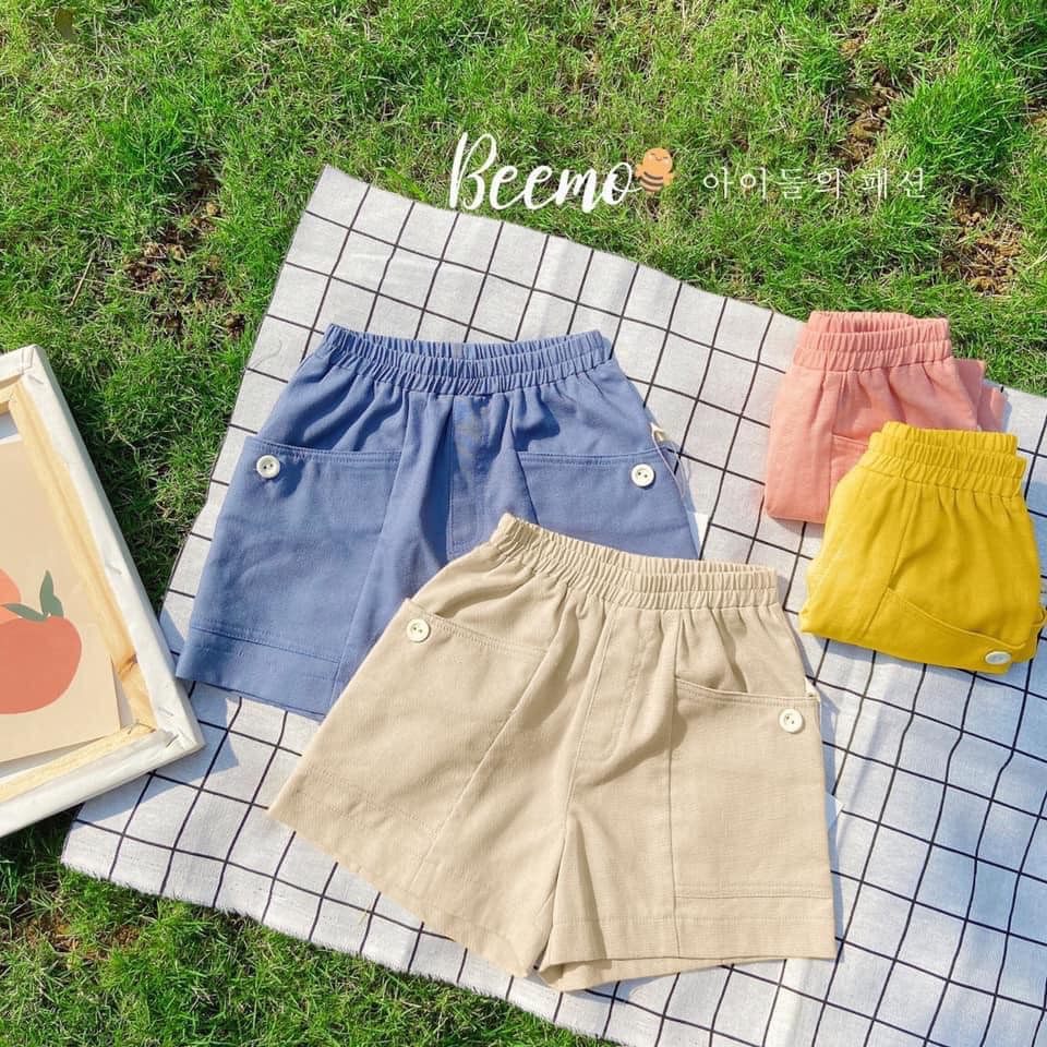 Quần linen túi sườn cho bé