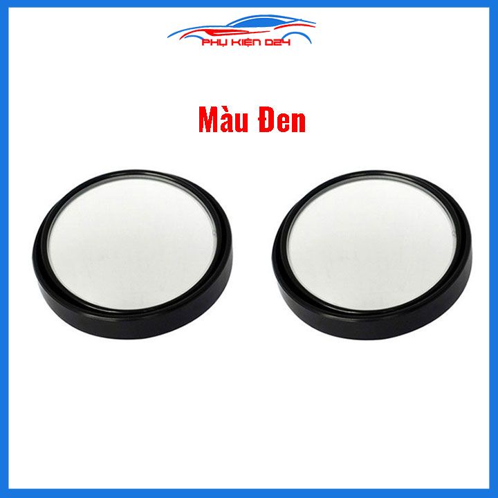 Gương tròn nhỏ 55mm kính HD cho xe ô tô xóa điểm mù điều chỉnh xoay 360 độ