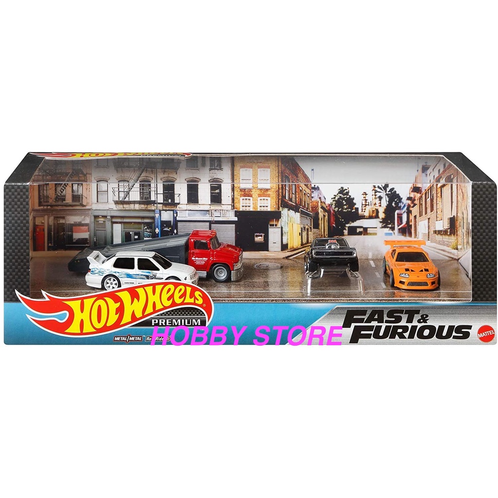 XE MÔ HÌNH HOTWHEELS PREMIUM TEAM TRANSPORT FAST & FURIOUS