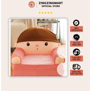 Ghế sofa trẻ em ba tầng - Sofa giường hình thú cho bé siêu dễ thương
