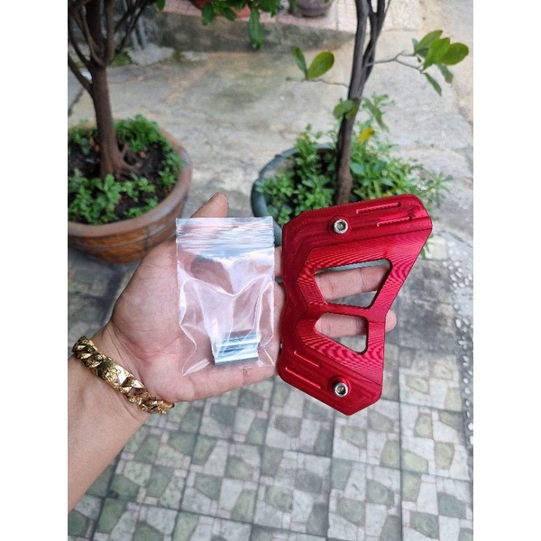Che nhông(mang cá) nhôm CNC Winner/winne X/Sonic 150 (kèm long đền đỏ)