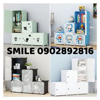 {MẪU HOT} TỦ NHỰA LẮP GHÉP THÔNG MINH 6 Ô HÌNH BẬC THANG, ĐẸP MẮT