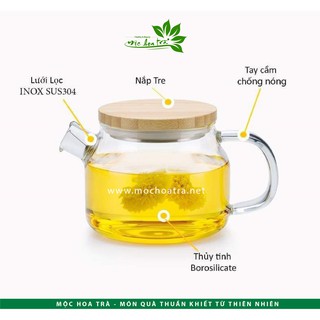 BÌNH THỦY TINH 1000-1400ml - NẮP GỖ