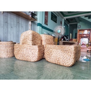 GIỎ ĐỰNG ĐỒ CHỮ NHẬT LỚN ( PHỦ BÓNG LOẠI 1)