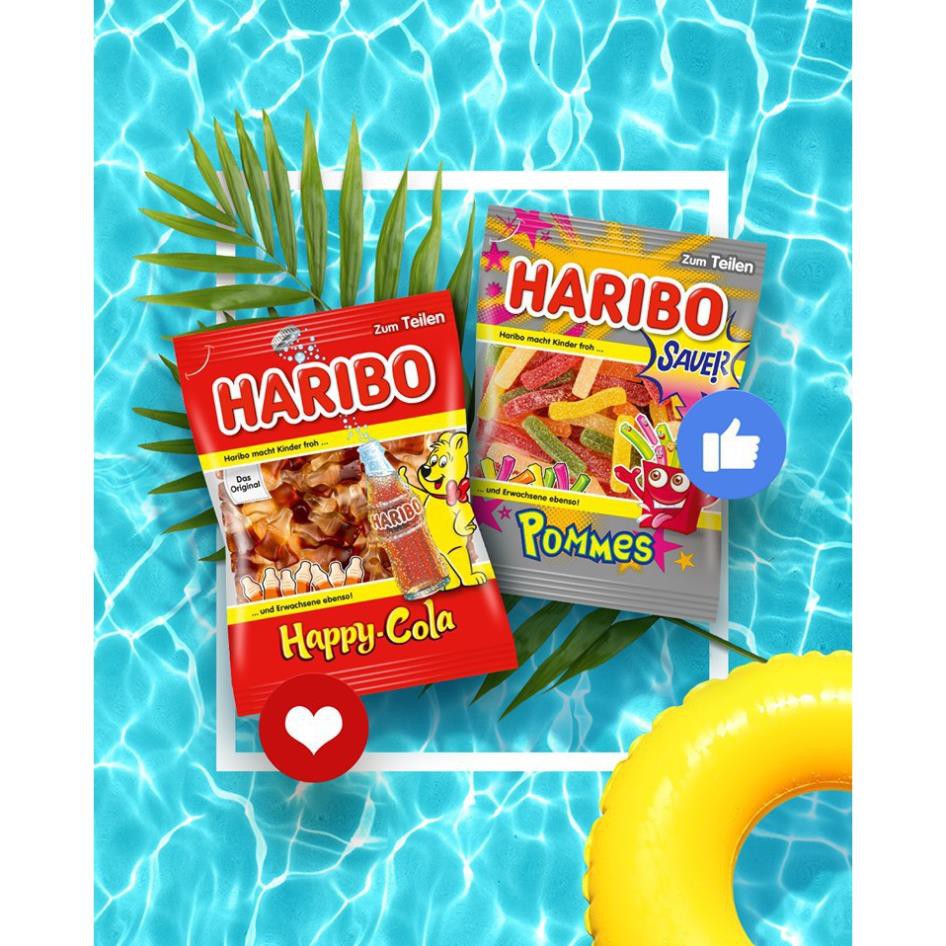 (8 loại) Kẹo dẻo Haribo gói 80gr