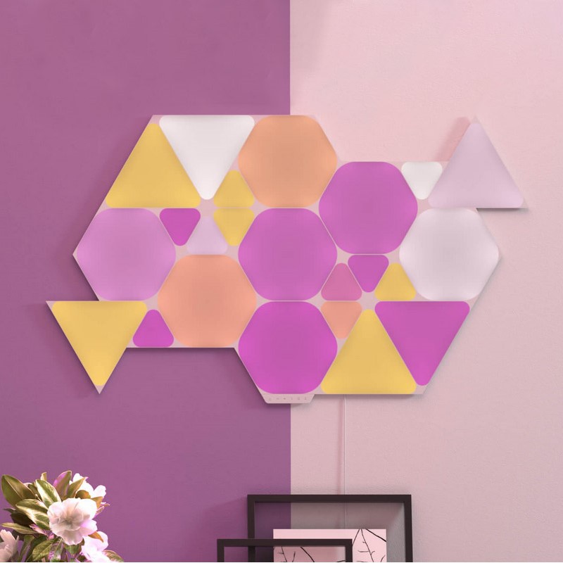 Nanoleaf Rhythm Edition Smarter Kit, bộ 9 miếng ghép đèn thông minh