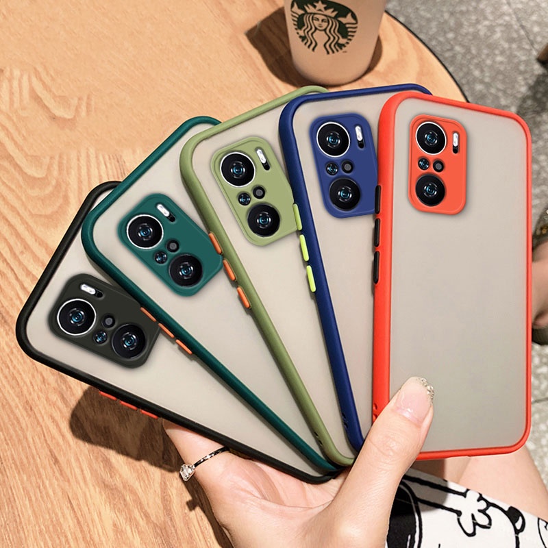 Ốp Điện Thoại Màu Trong Suốt Mặt Nhám Chống Sốc Thời Trang Cho Redmi 13C 12 10 9C 10C 9A K40 K30 5G 4G 2022 2023