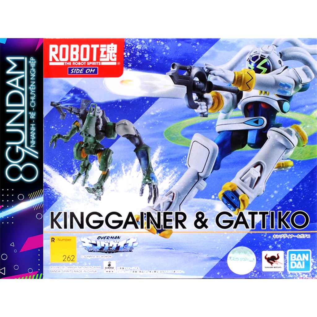 Mô Hình Ráp Sẵn Robot Spirits King Gainer &amp; Gattiko