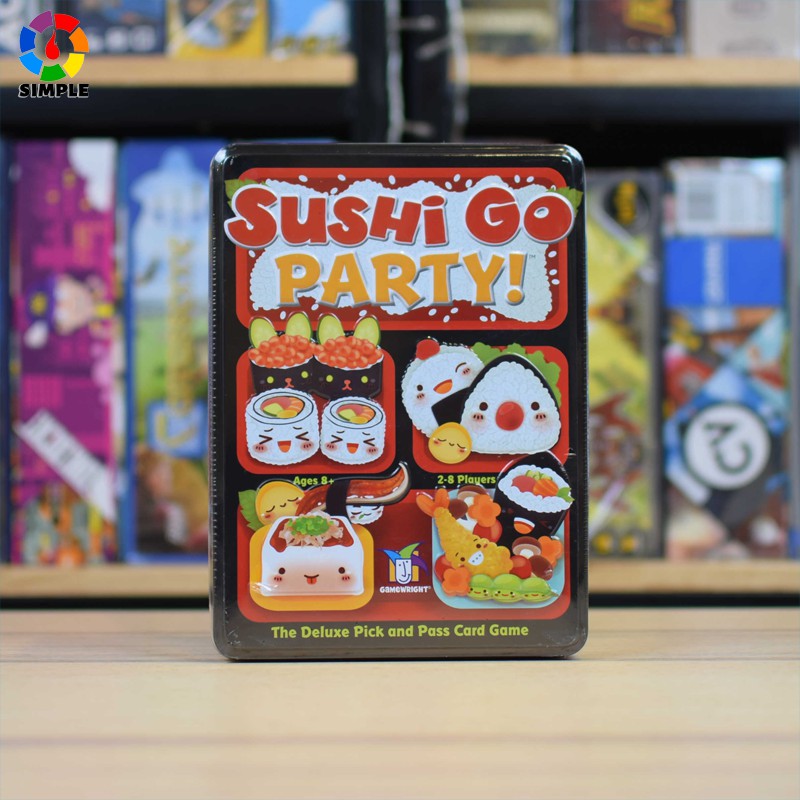 Bộ thẻ trò chơi Sushi Go Party! vui nhộn dành cho gia đình