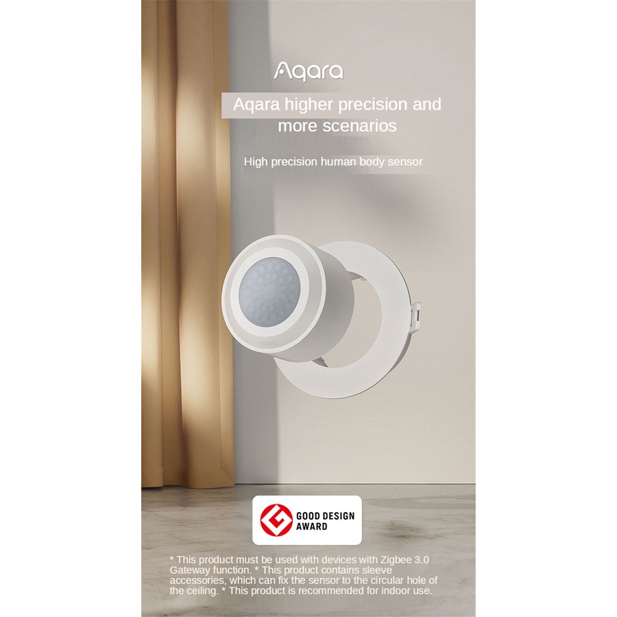 AQARA Cảm Biến Chuyển Động Cơ Thể Người Không Dây Zigbee 3.0 Thông Minh Chống Nước IPX5