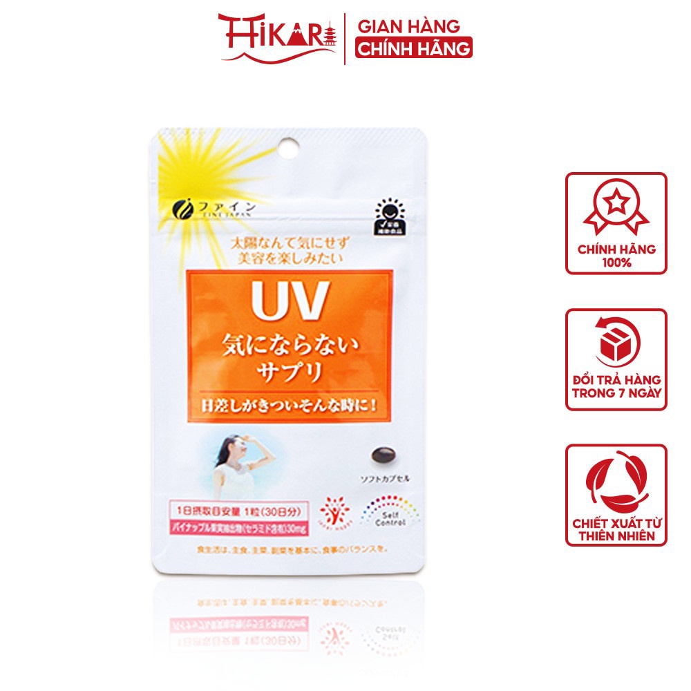 Viên uống chống nắng UV Fine Japan 30 viên/gói