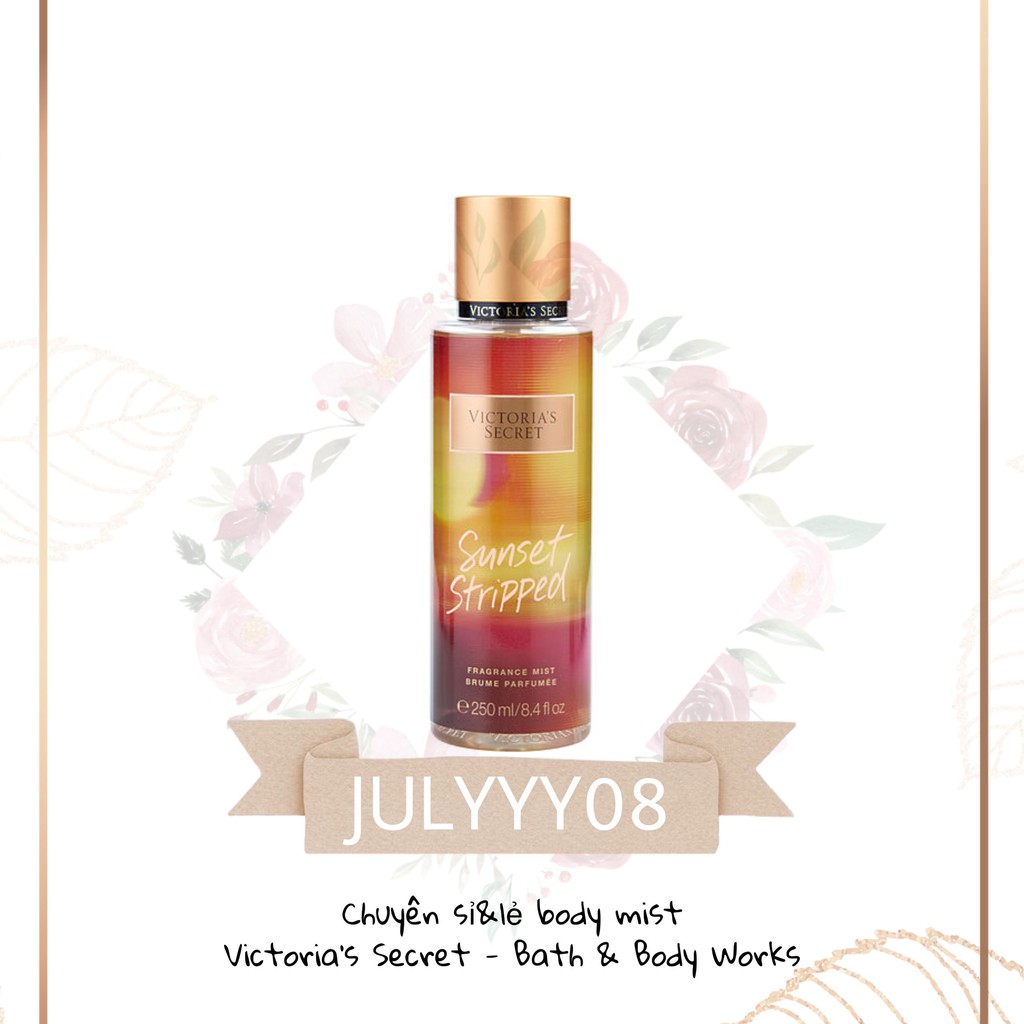 Xịt Thơm Body Mist Victoria’s Secret - SUNSET STRIPPED 30ml-50ml-100ml +jɥȽÿ08+