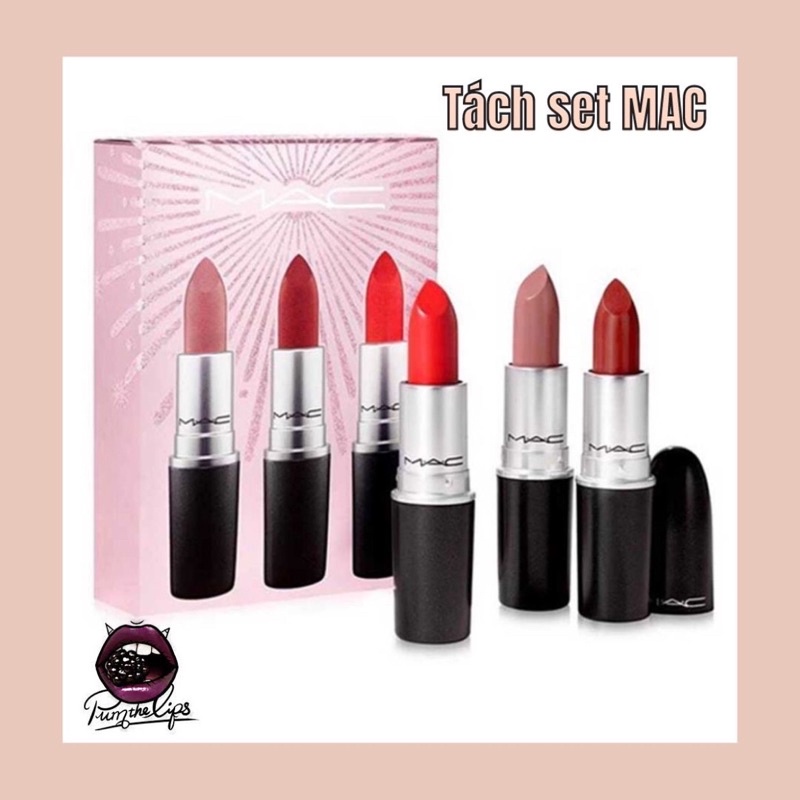 Son thỏi Mac Frosted Firework Sleigh All Day Lipstick Unbox