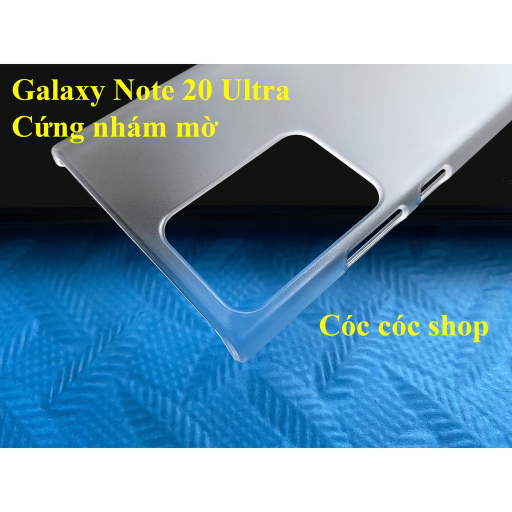 Ốp lưng Sam sung Note 20 / Note 20 Ultra nhựa CỨNG TRONG SUỐT/ CỨNG NHÁM MỜ | BigBuy360 - bigbuy360.vn