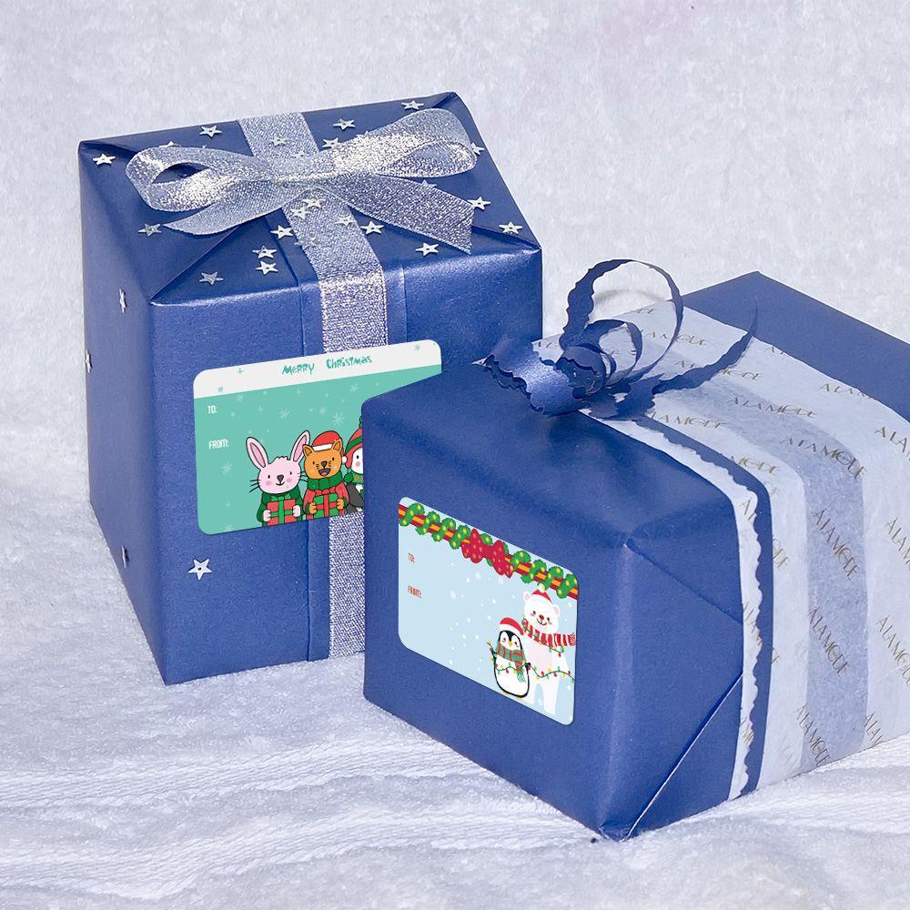 YOLA Set 108 / 162 Nhãn Dán Trang Trí Quà Giáng Sinh Độc Đáo