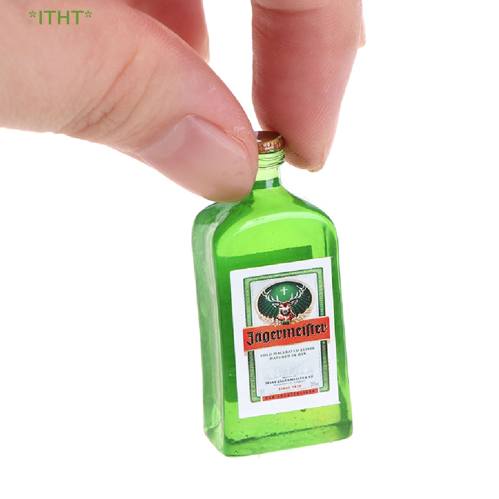 Set 4 Chai Rượu Vang Mini Tỉ Lệ 1: 12 Dùng Để Trang Trí Nhà Búp Bê Mới