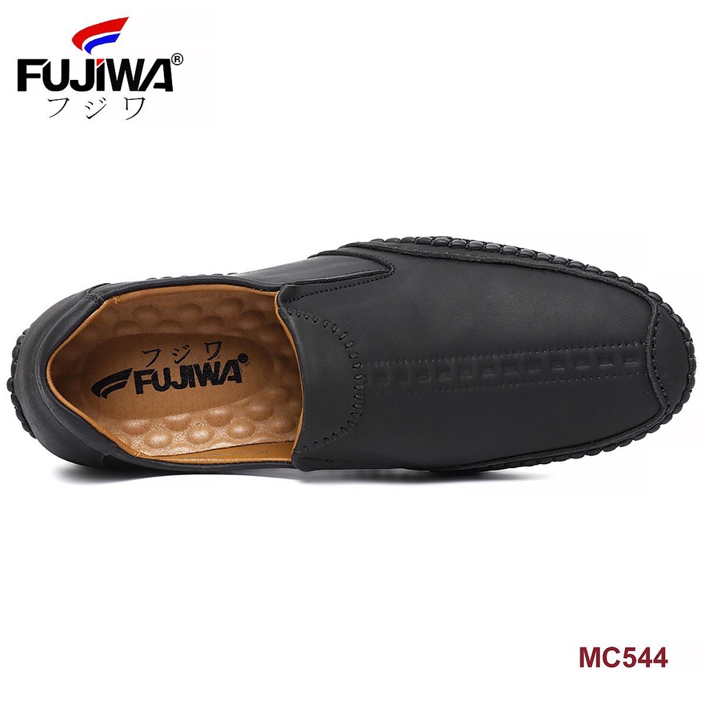 Giày Lười Nam Da Bò FUJIWA - MC544. Đế Giày Là Cao Su Thiên Nhiên, Đế Cao 3cm. Có Size:  38, 39, 40, 41, 42, 43