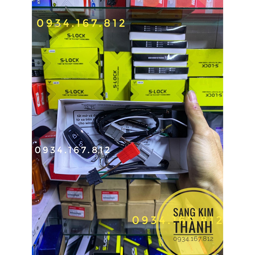 Bộ Mạch Tắt Mở Máy Và Đề Xe Từ Xa Xe Honda Winner v1