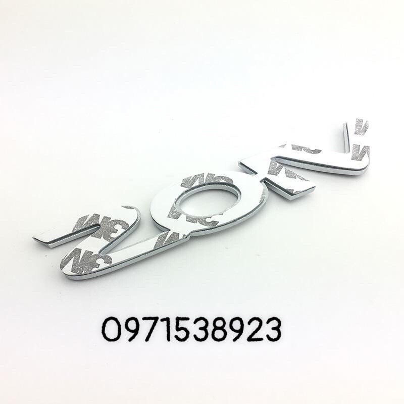 Logo chữ nổi TOYOTA VIOS dán đuôi xe