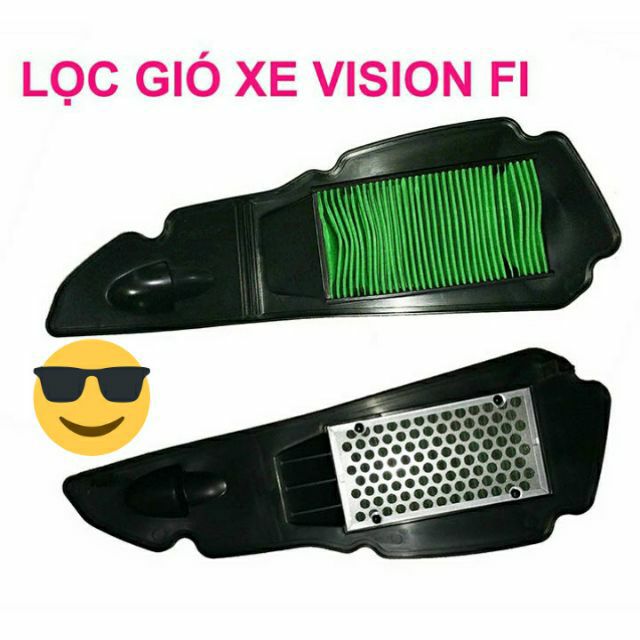 Lọc khí Vision 110 (lọc gió cho xe máy Honda Fi và không Fi (xăng cơ)