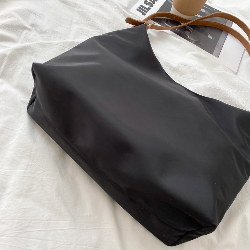 Túi Tote Đeo Vai Bằng Vải Canvas Kích Thước Lớn Phong Cách Hàn Quốc Thời Trang Thu Đông Hàng Mới 2021 Dành Cho Bạn Nữ