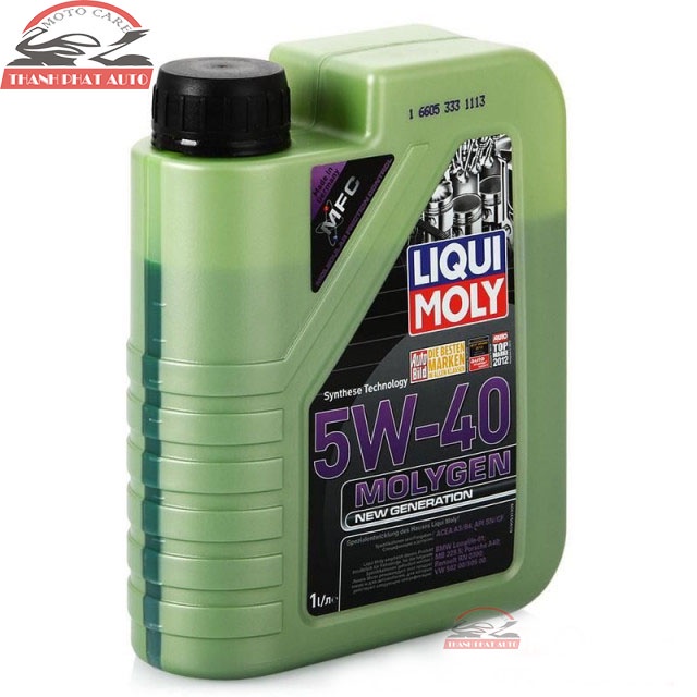 Liqui Moly 5W40 Molygen 1L Nhớt cao cấp dành cho xe tay ga