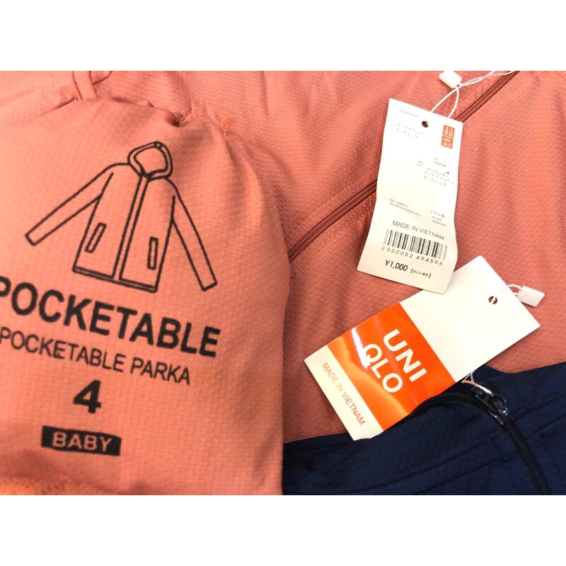 Áo chống nắng kid Pocketable