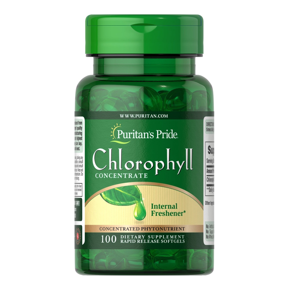 Viên uống diệp lục Puritan's Pride Chlorophyll 50mg 100 viên