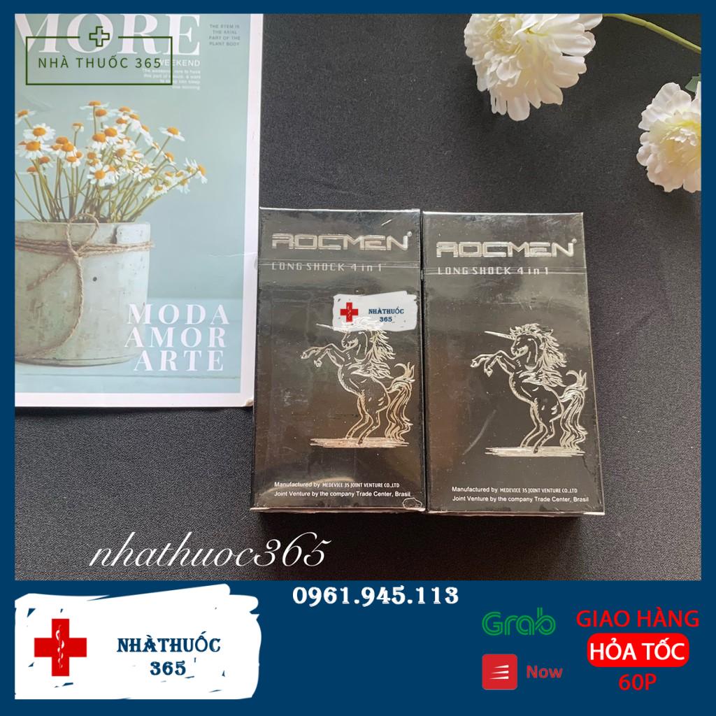 Combo 2h bao cao su Rocmen gai lớn, kéo dài thời gian chính hãng