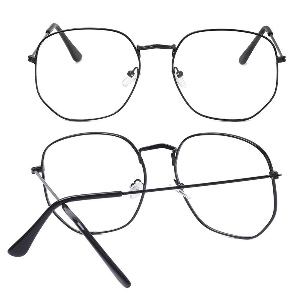 Btlimer Mắt Kính Gọng Kim Loại Phong Cách Vintage Chăm Sóc Thị Lực