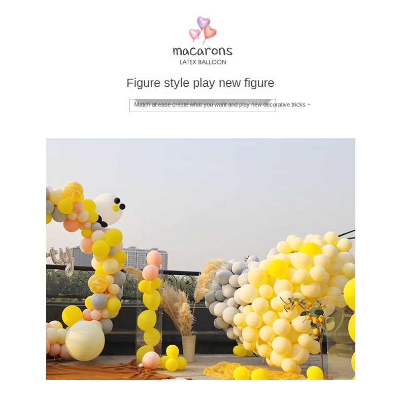 Set 20 Bong Bóng Cao Su 10 inch Trang Trí Tiệc