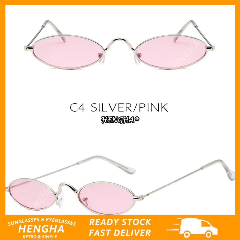 🆕Hengha🆕Kính Mát Gọng Kim Loại Phong Cách Retro Hàn Quốc