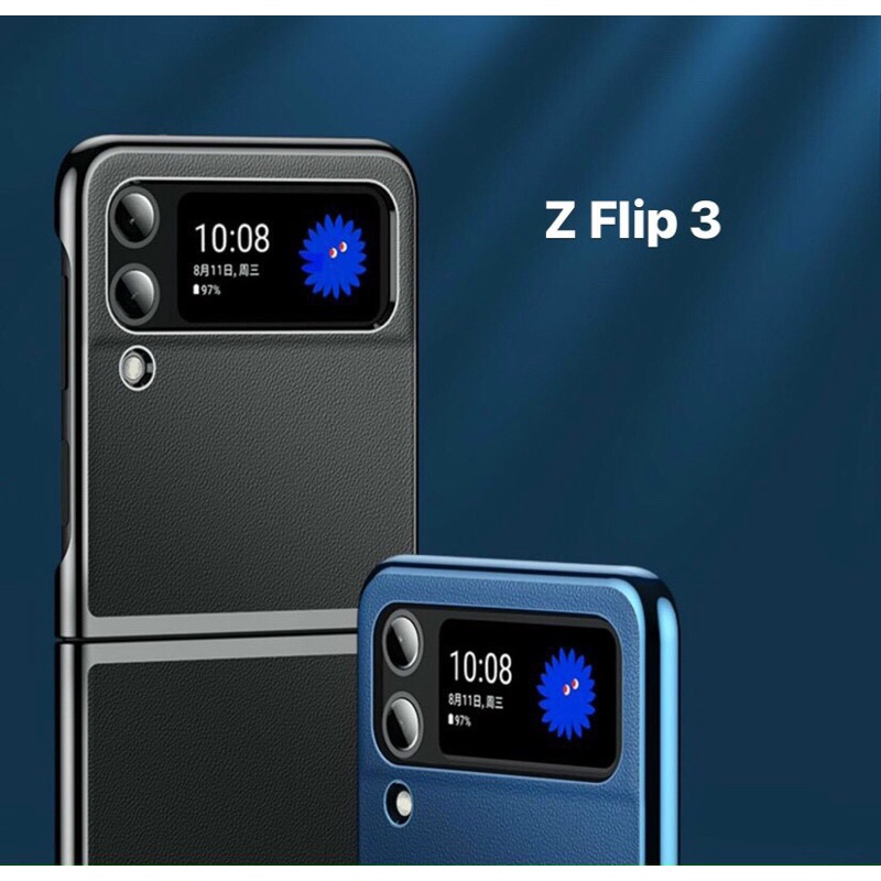 Ốp Likgus da trơn viền bóng  Z Fold 3/ Z flip 3/ Z fold 4/ Z flip 4