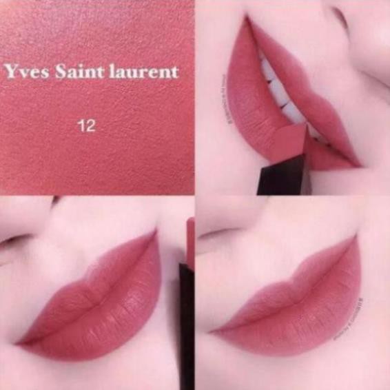 Son YSL Rouge Pur Couture The Slim Glow Matte ( 202, 212, 214, 207, 12, 21,01, 204,10 ) màu siêu xinh (hàng có bill).