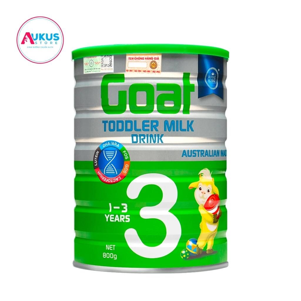 Sữa Dê Hoàng Gia Úc ROYAL AUSNZ Goat Toddler Milk 3 Bổ Sung Dinh Dưỡng Cho Bé Từ 1 - 3 Tuổi 800g