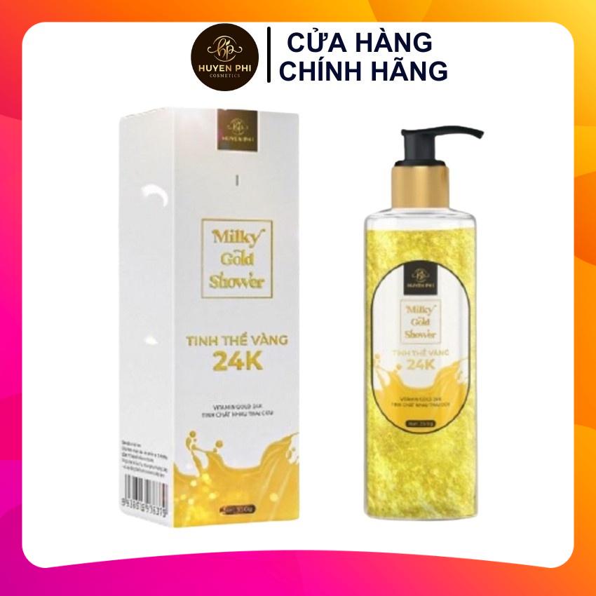 Sữa Tắm Huyền Phi Tinh Thể Vàng 24K,  Tinh Chất Nhau Thai Cừu Trắng Sáng Láng Mịn Da