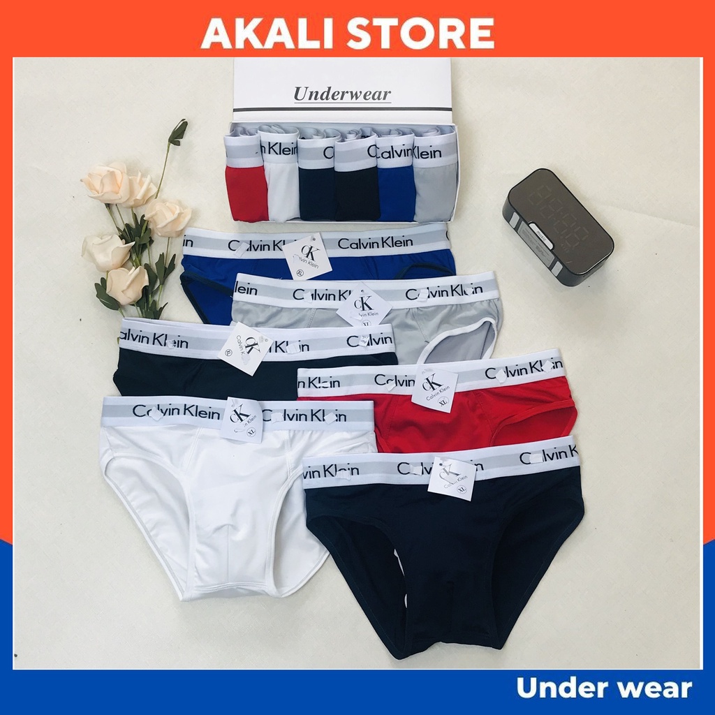 Quần lót nam tam giác thun lạnh cao cấp,quần sịp nam tam giác vải co giãn 4 chiều mát lạnh SC01  - AKALI