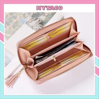 Ví nữ cầm tay thời trang cao cấp dáng dài đẹp đựng tiền nhiều ngăn giá rẻ dễ thương HYTACO